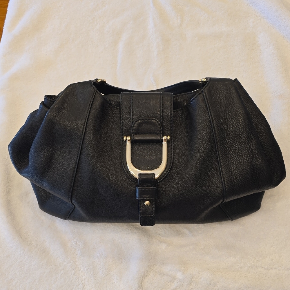 Gucci Black Leather Shoulder Bag